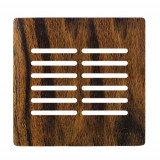 Placa p/ 12 Interruptores (especial) 4x4 - Novara Ebano 